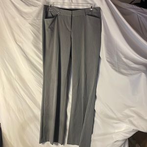 Grey, striped Express slacks
